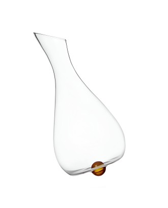 Decantor inclinat, transparent-chihlimbar, Luna - ICHENDORF